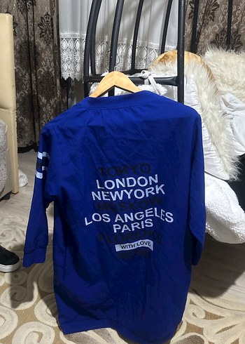 Düğmeli Lacivert Midi Hamile Ceketi - Görsel 3