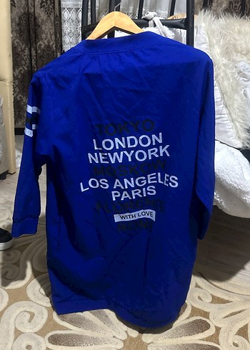 Düğmeli Lacivert Midi Hamile Ceketi - Görsel 4