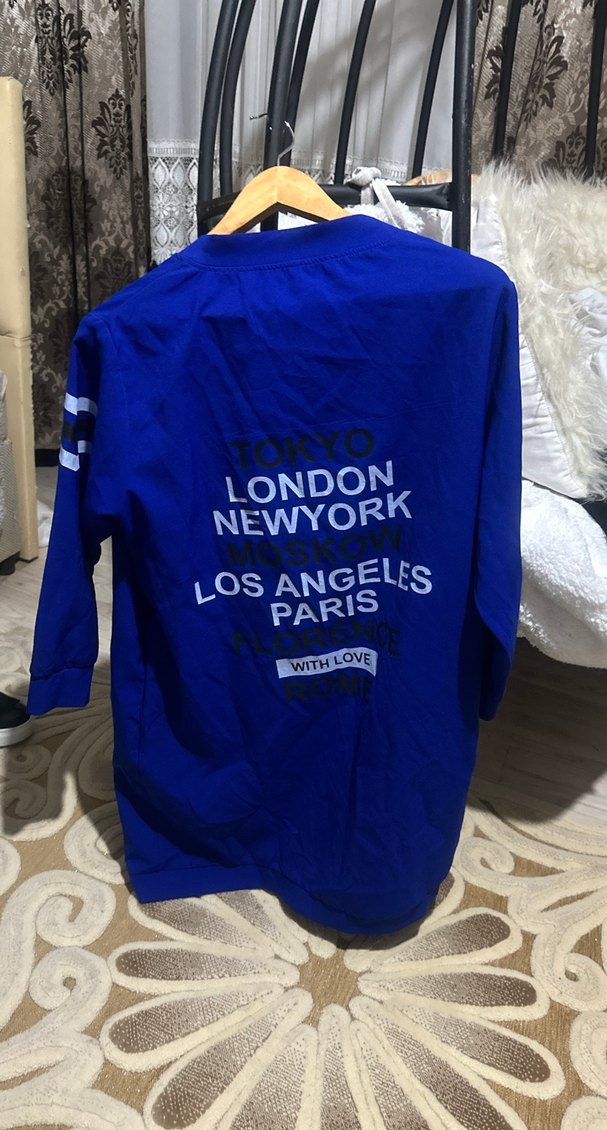 Düğmeli Lacivert Midi Hamile Ceketi - Görsel 4