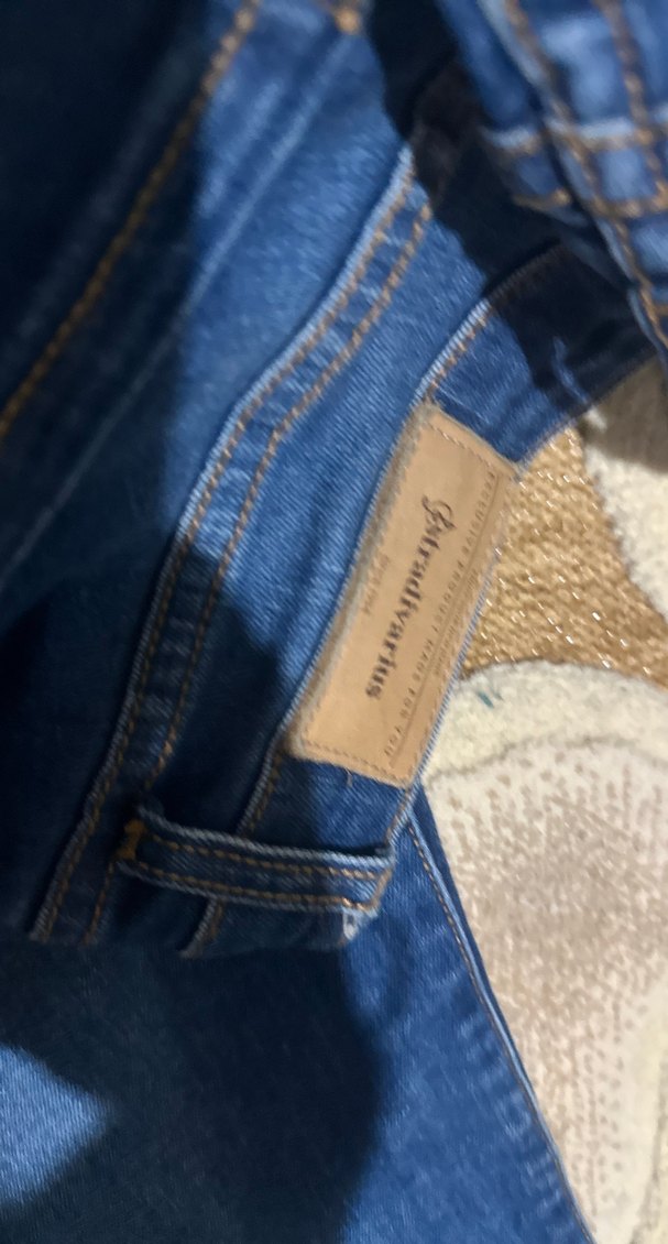 Kadın Mavi Regular Fit Denim Pantolon - Görsel 4