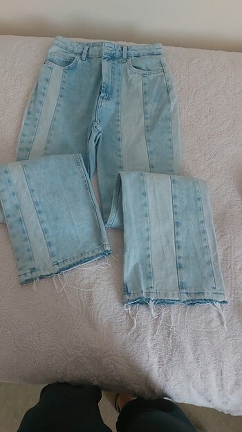 36 Beden mavi Renk Bershka jean
