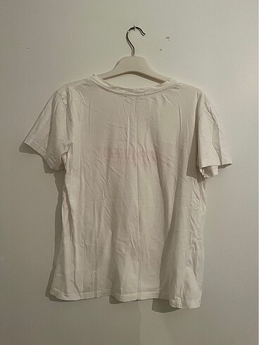 Stradivarius Stradivarius Beyaz Yazılı Baskılı Oversize Tshirt