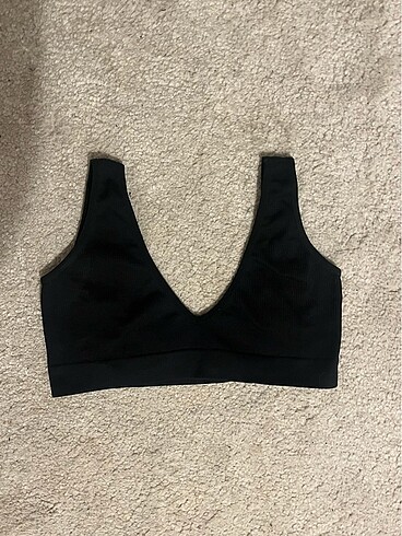xs Beden Trendyolmilla Siyah Büstiyer Crop
