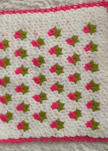 Renkli Örgü Banyo Lifi - Görsel 3