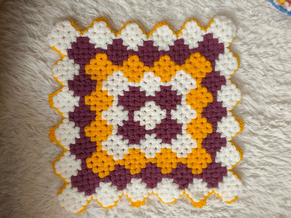 Renkli Örgü Banyo Lifi - Görsel 2