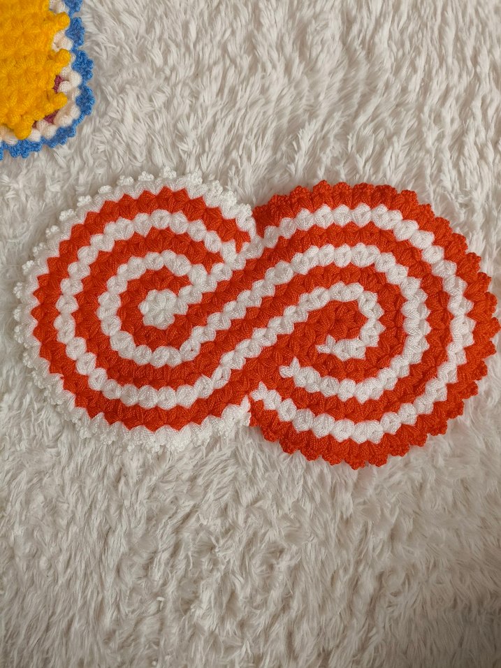 Renkli Örgü Banyo Lifi - Görsel 5