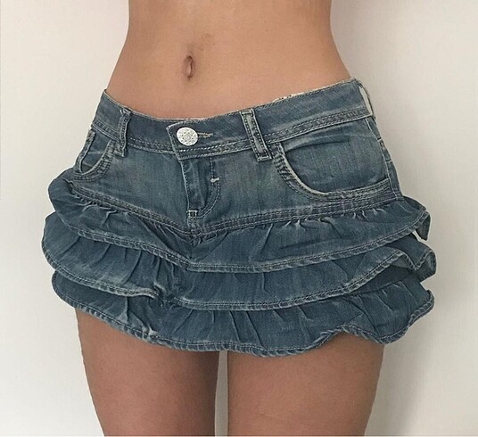 y2k lolita streetwear mini etek