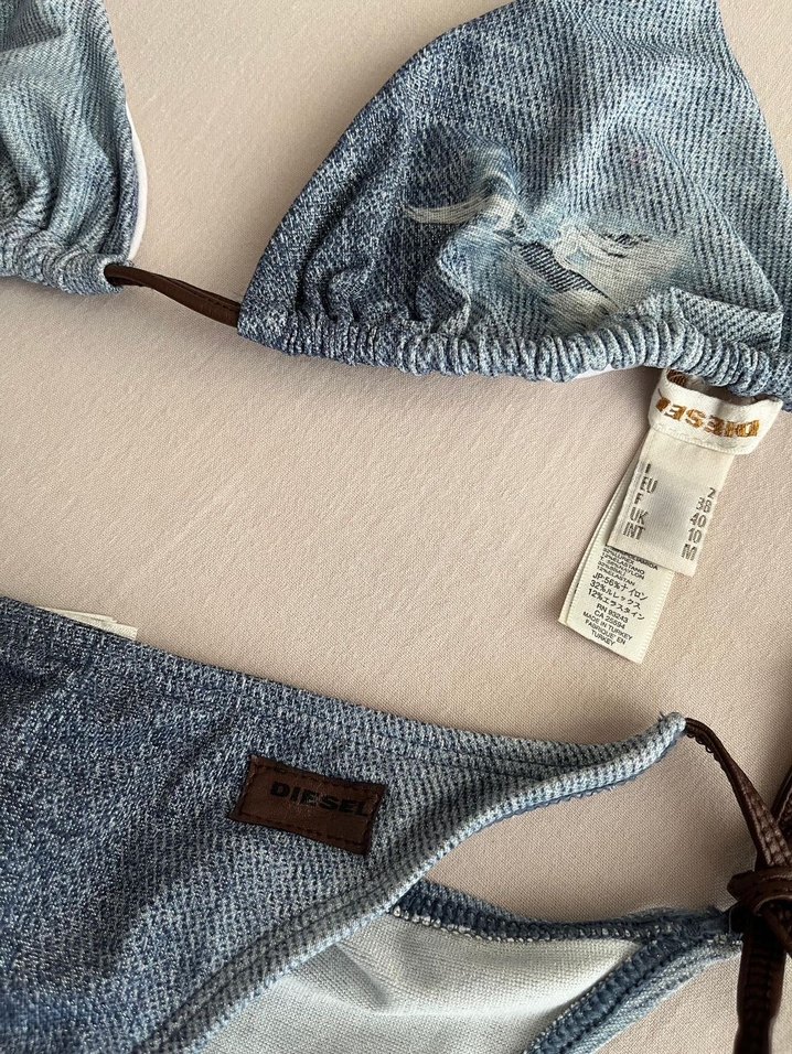 Gri Mini Strappy Bikini - Görsel 2