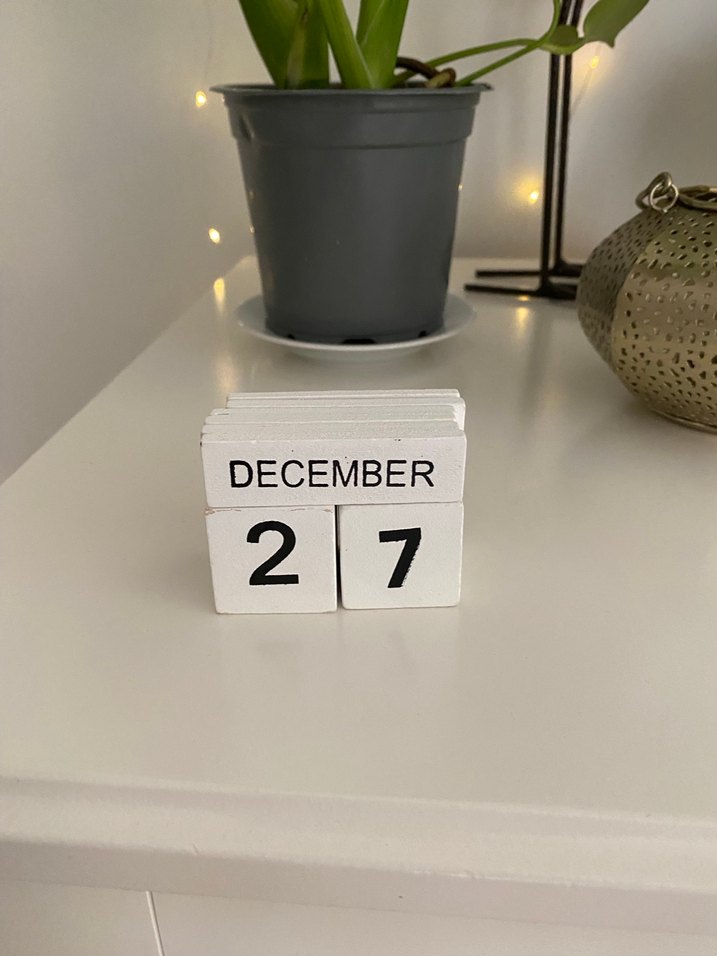 İngilizce takvim dekor - Görsel 4