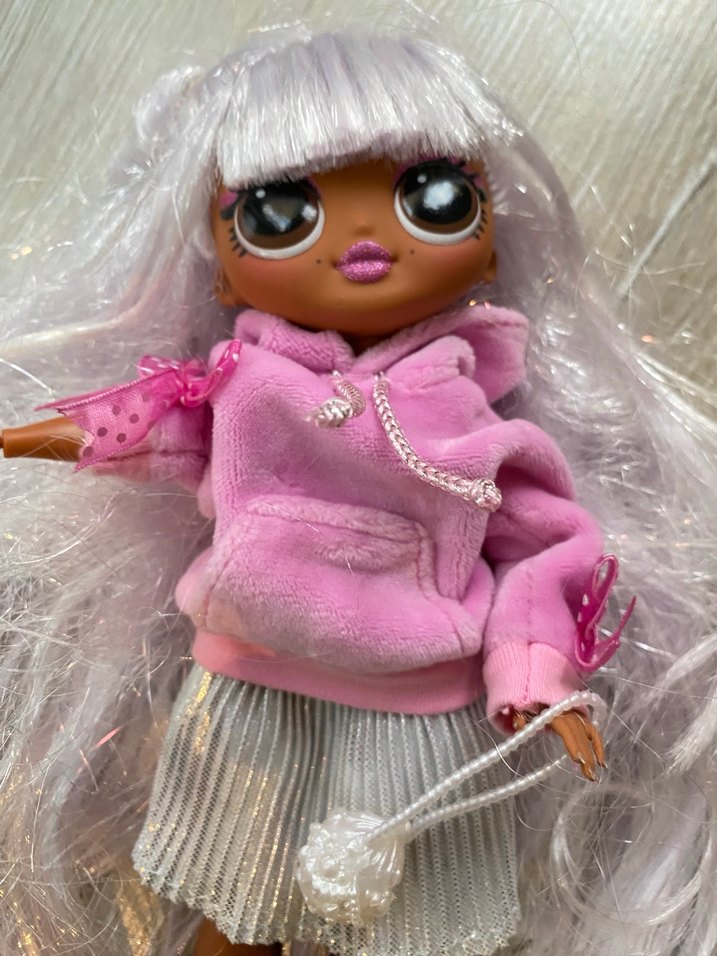 Pastel Pembe Kız Bebek Oyuncak - Görsel 3