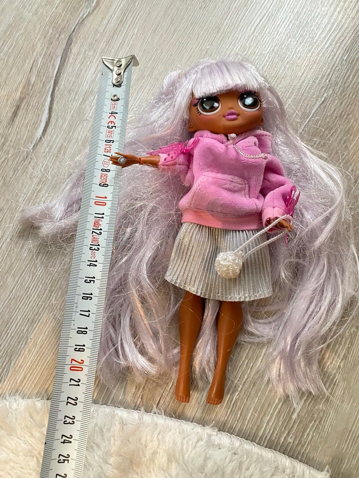 Pastel Pembe Kız Bebek Oyuncak - Görsel 2