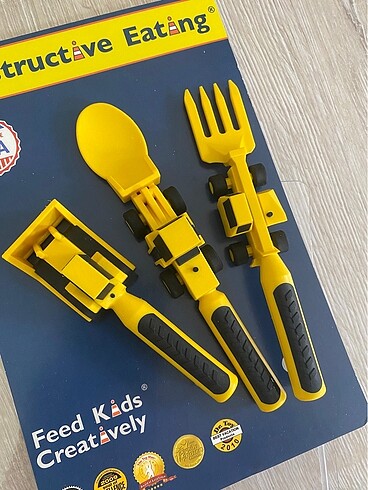  Beden Kepçeli çocuk kaşık çatal bıçak