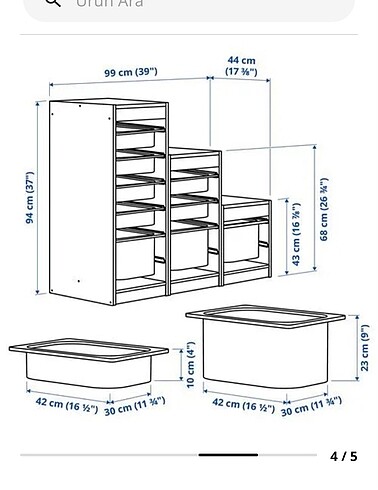 İkea trofast oyuncak - Görsel 6