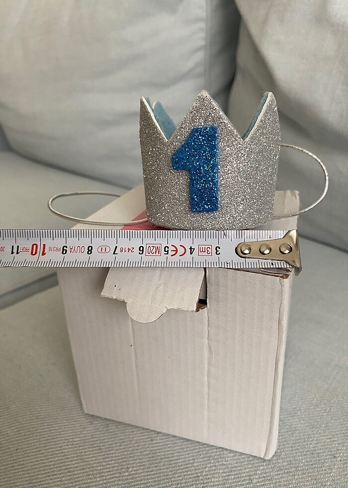 1 yaş doğum günü tacı - Görsel 5