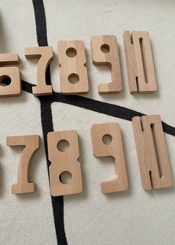 Eğitici Ahşap Sayılar Oyuncak - Görsel 2