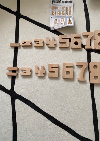 Eğitici Ahşap Sayılar Oyuncak - Görsel 3