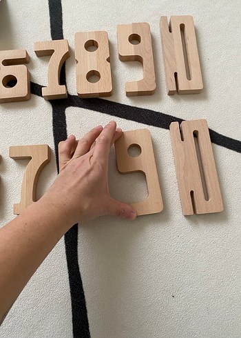 Eğitici Ahşap Sayılar Oyuncak - Görsel 4