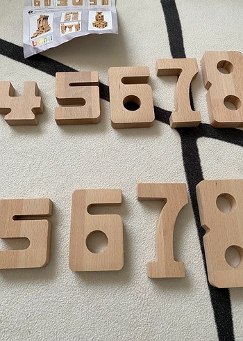 Eğitici Ahşap Sayılar Oyuncak - Görsel 6