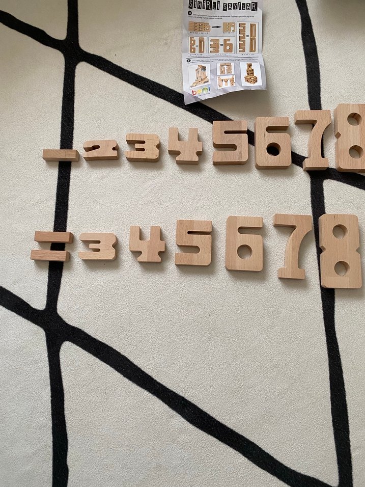 Eğitici Ahşap Sayılar Oyuncak - Görsel 3