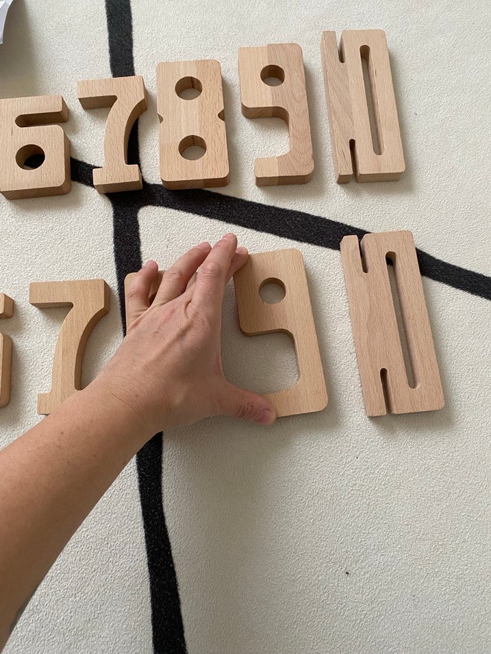 Eğitici Ahşap Sayılar Oyuncak - Görsel 4