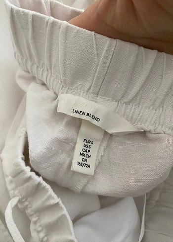 H&m keten alt üst takım S beden - Görsel 8