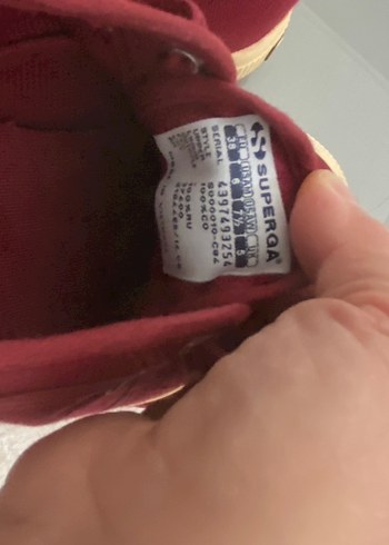 Superga 38 bordo orijinal - Görsel 4