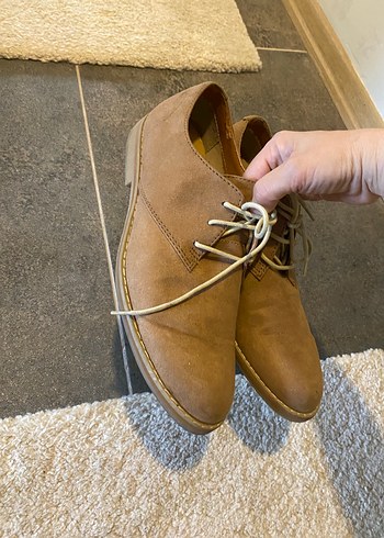 H&m 42 no taba nubuk ayakkabı - Görsel 9