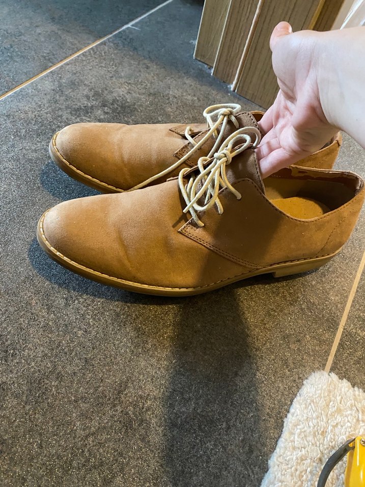 H&m 42 no taba nubuk ayakkabı - Görsel 2