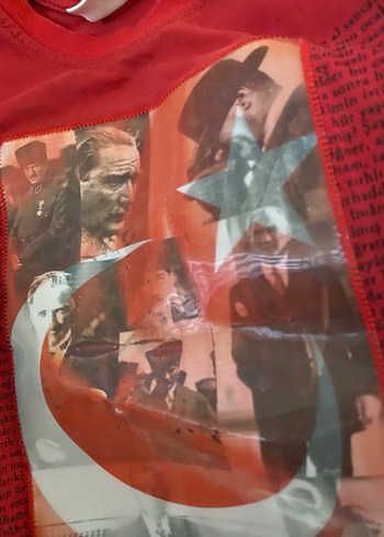 7 yaş 23 nisan takım kot pantolon tshirt - Görsel 8