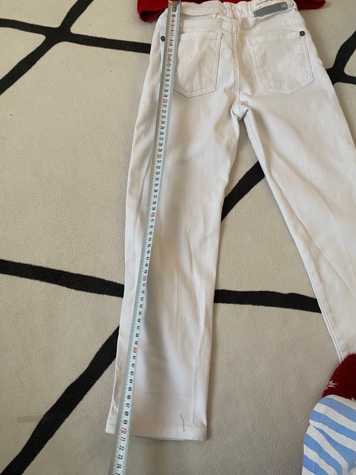 7 yaş 23 nisan takım kot pantolon tshirt - Görsel 4