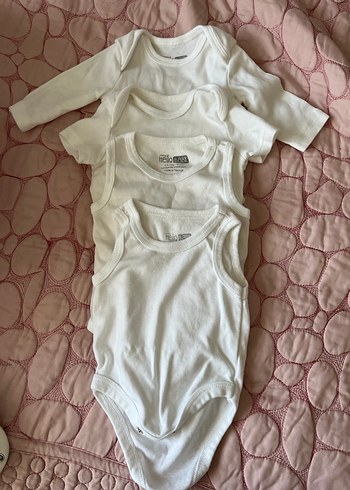 Bebek İç Çamaşırı Seti, Pamuk, Beyaz - Görsel 2
