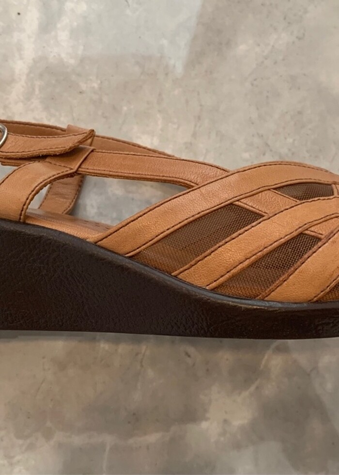Kadın Deri Sandalet - Görsel 5
