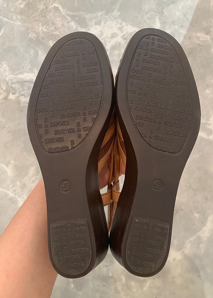 Kadın Deri Sandalet - Görsel 4