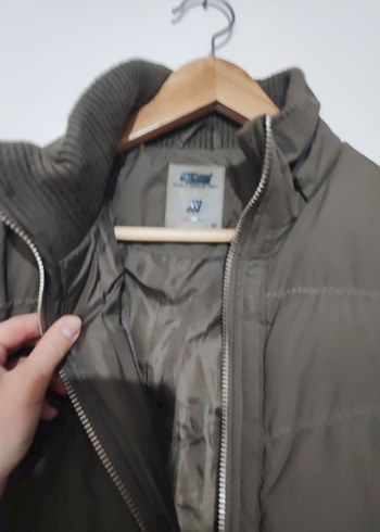 Kahverengi Fermuarlı Kadın Kışlık Ceket - Görsel 6