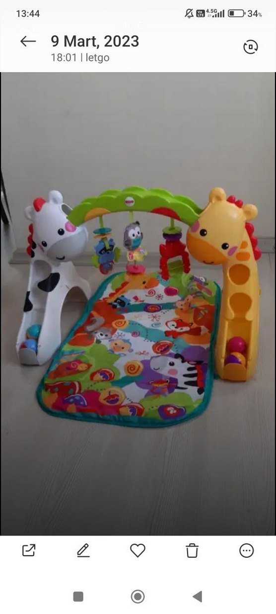 Renkli Plastik Bebek Oyun Halısı - Görsel 3