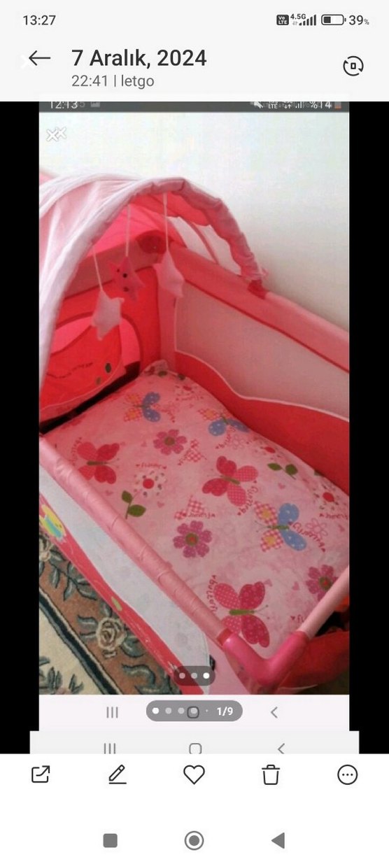 Pembe Bebek Oyun Parkı Yatak - Görsel 2