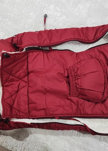 Bordo Bebek Taşıma Çantası - Görsel 6