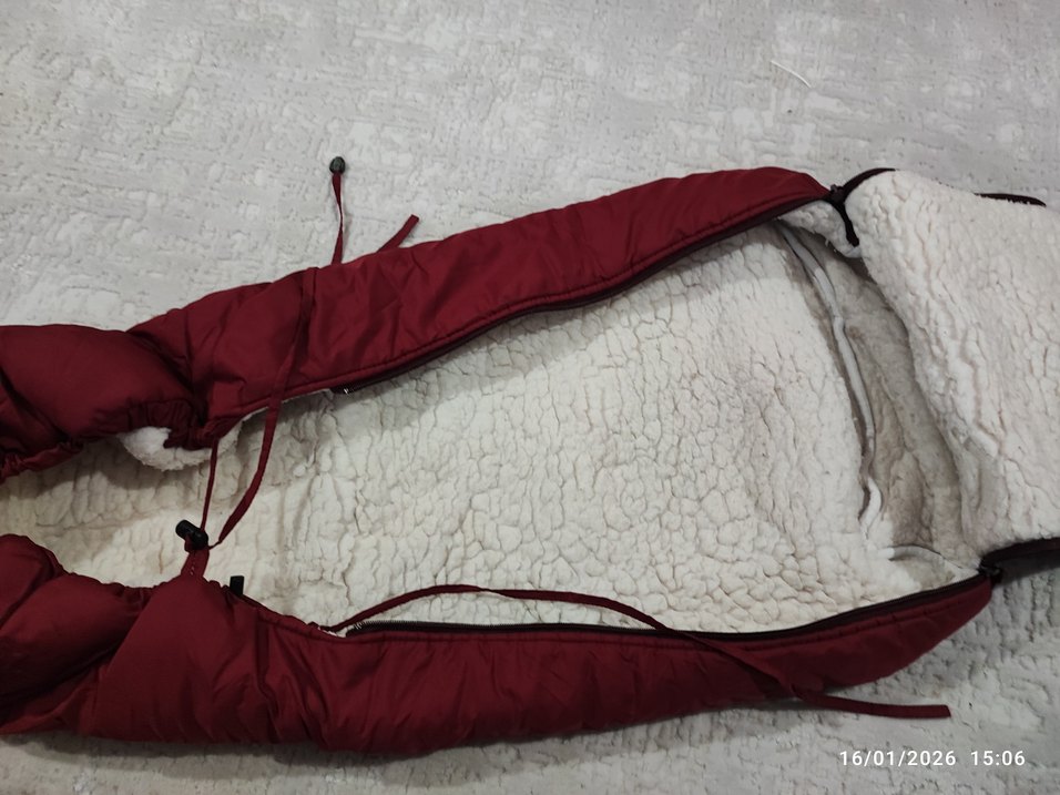 Bordo Bebek Taşıma Çantası - Görsel 4