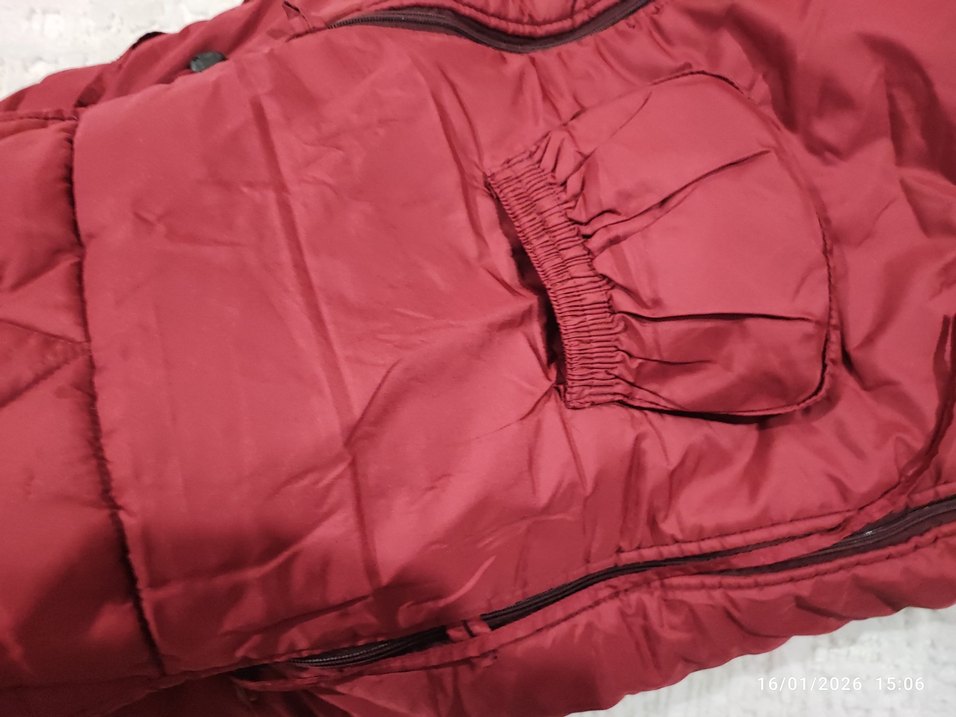 Bordo Bebek Taşıma Çantası - Görsel 5