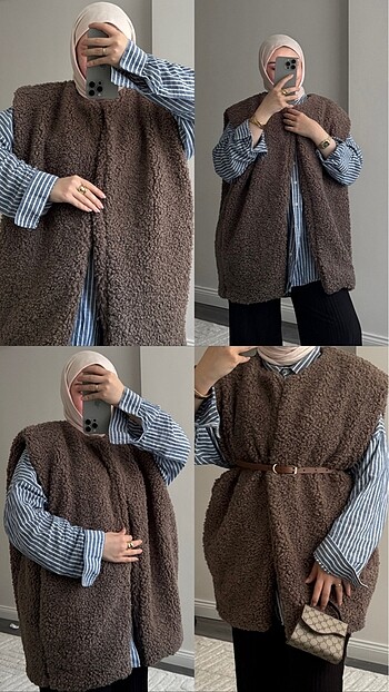 Pinterest peluş yelek