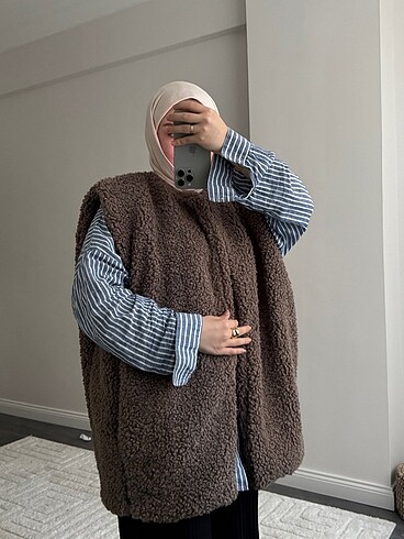 universal Beden kahverengi Renk Pinterest peluş yelek