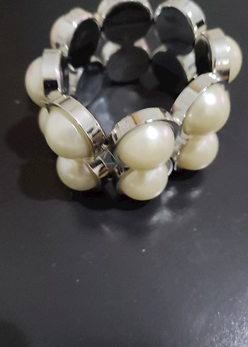 Beyaz Boncuklu Kadın Bileklik - Görsel 6