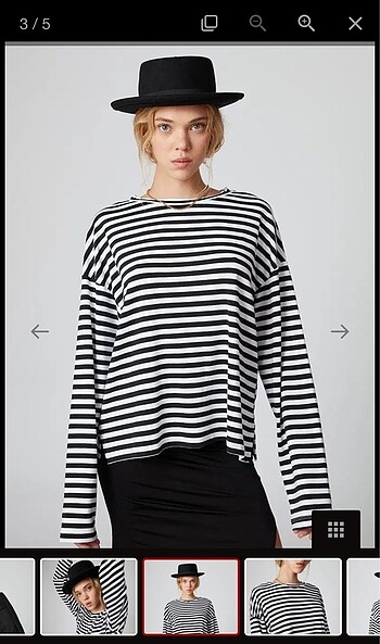 Uzun kollu oversize t-shirt