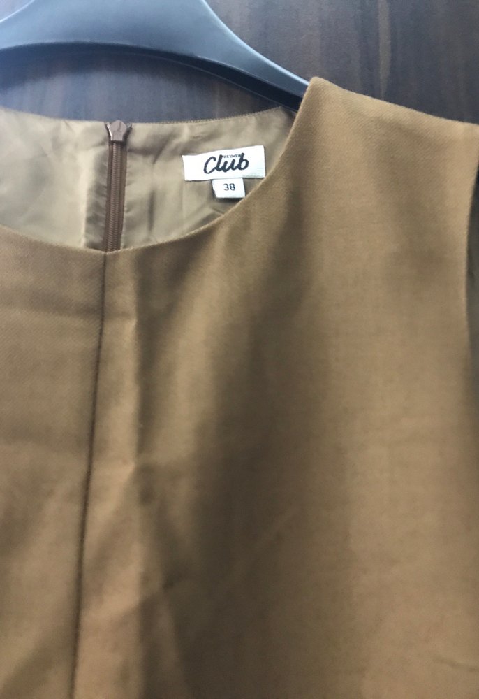 Kahve Kadın Pileli Elbise - Görsel 2