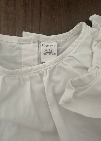 Lc Waikiki Beyaz Kız Çocuk Gömlek