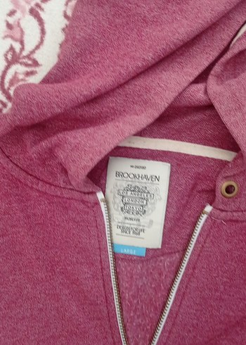 Kızlar için Pembe Fermuarlı Kapüşonlu Yelek - Görsel 3