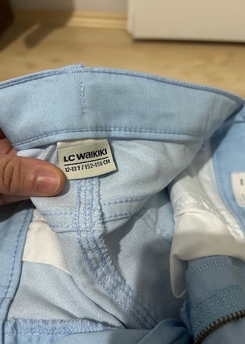 LC Waikiki Düğmeli Açık Mavi Skinny Denim Pantolon