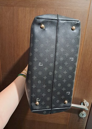  Beden Pierre Cardin Klasik Siyah Deri Kadın Çanta