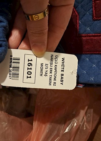 2 Yaş Beden Mavi Erkek Bebek New York Baskılı Takım