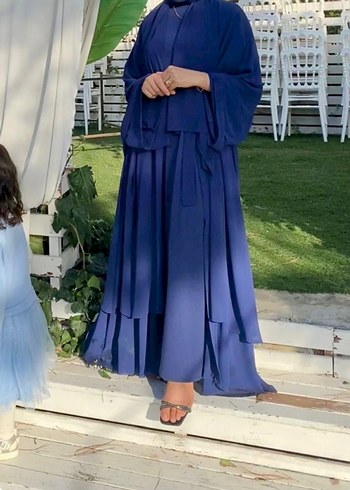 Lacivert Abaya - Görsel 2